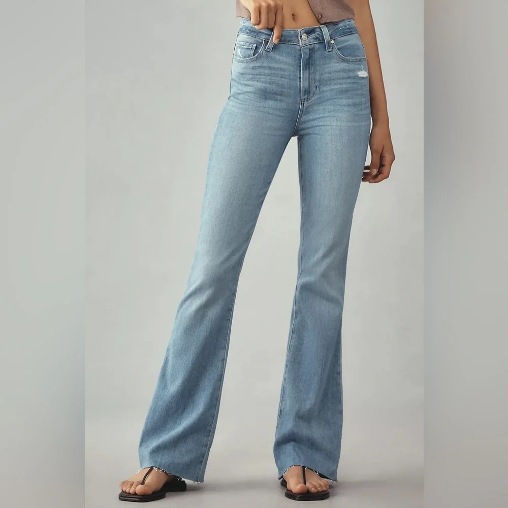 PAIGE Laurel Canyon High-Rise Boot Jeans - Picture 3 of 14
